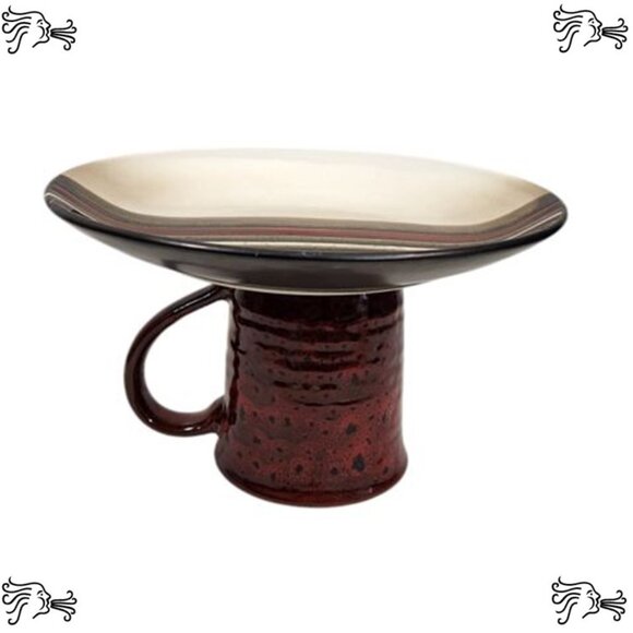 Upcycled Coffee Mug Candle Holder, Jewelry Tray, Sponge Soap Dish, Bracelet - Picture 3 of 5